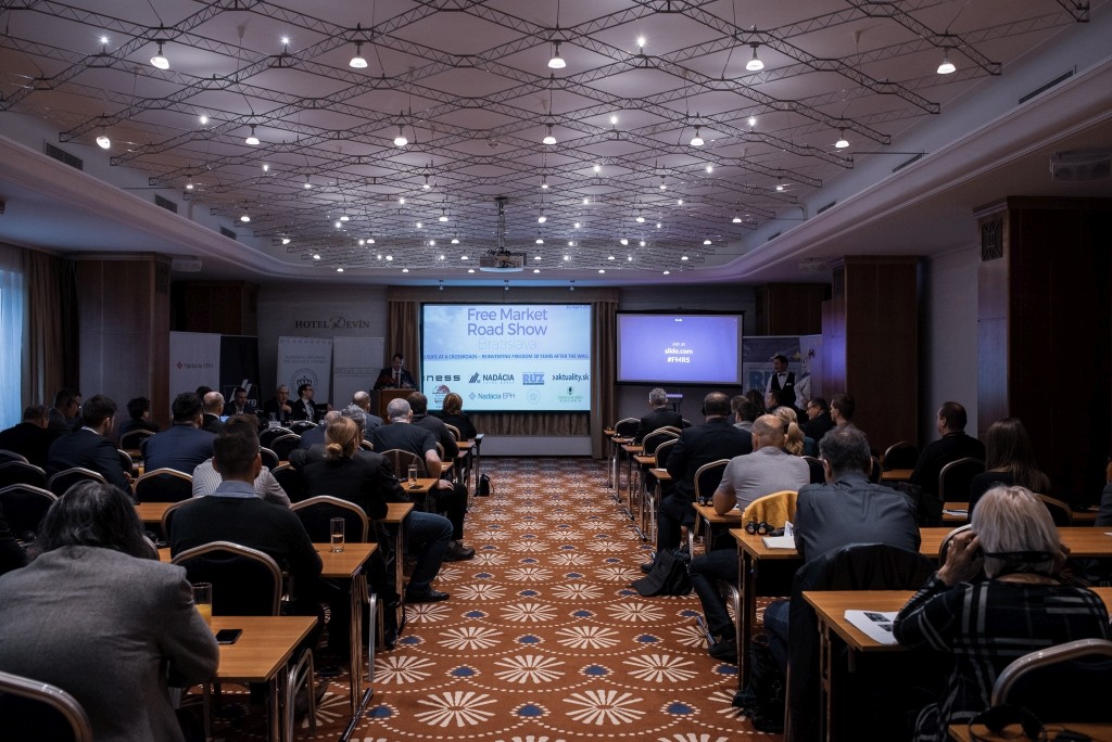 Free Market Road Show 2019 Visited Bratislava