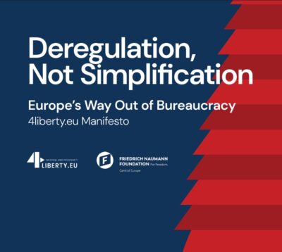 [NEW RELEASE] Deregulation, Not Simplification: Blueprint for Europe’s Competitiveness