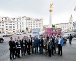 4liberty.eu team on Freedom Square in Tbilisi, Georgia