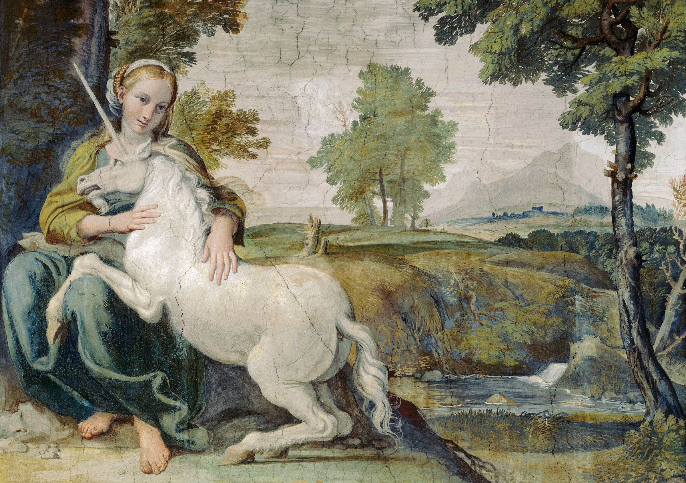 The Maiden and the Unicorn by Domenichino