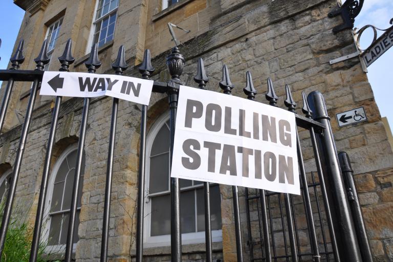Polling Station (Flickr Creative Commons - Simon Clayson)