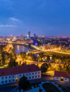 Vilnius_Modern_Skyline_At_Dusk,_Lithuania_-_Diliff