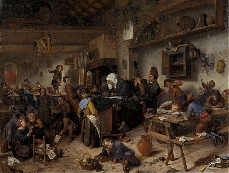 791px-Jan_Steen_-_A_School_for_Boys_and_Girls_-_Google_Art_Project