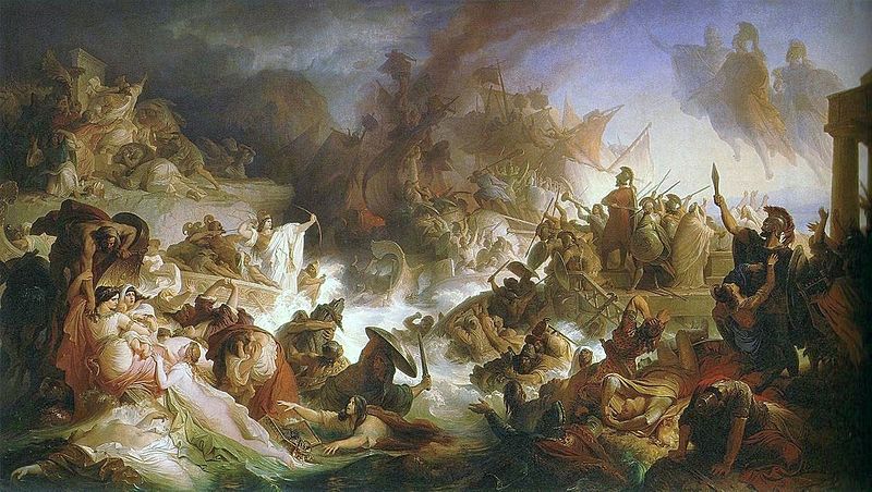 Kaulbach,_Wilhelm_von_-_battle-of-salamis_-_1868