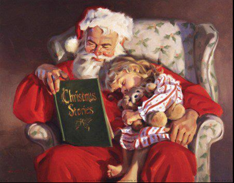 christmas-santa-book-reading-holiday