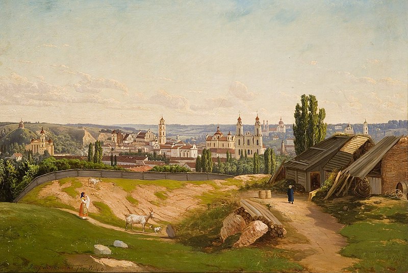 800px-Józef_Marszewski_-_Vilnius_viewed_from_Tauras_Hill_(1872)
