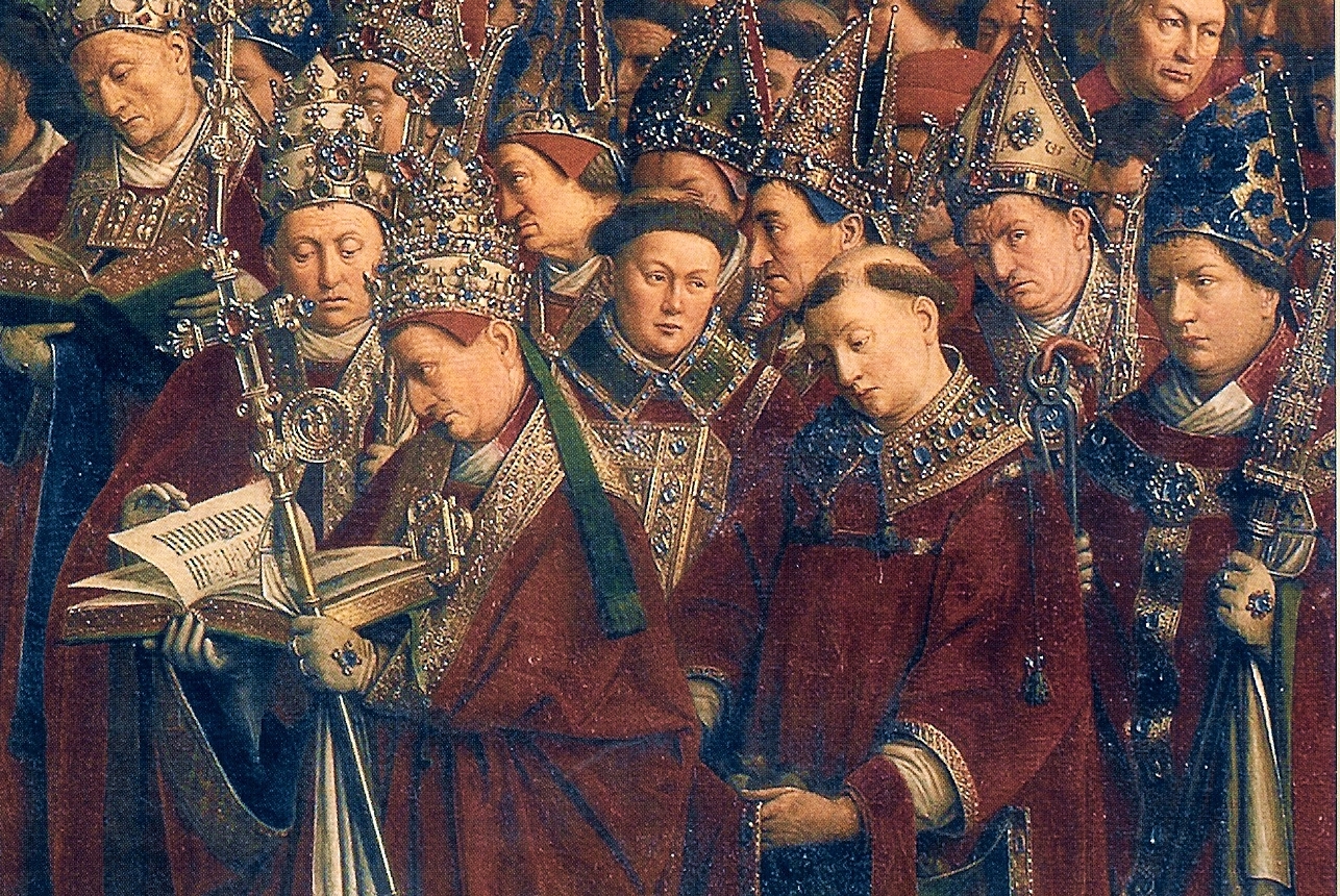 Ghent_Altarpiece_D_-_Popes_-_Bishops