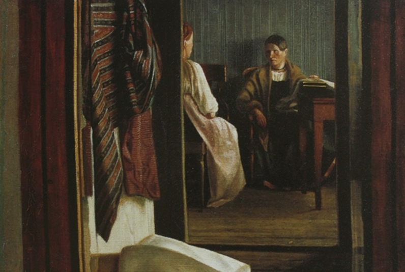 Reflection_in_the_mirror_by_G.Soroka_(c.1850,_Russian_museum)