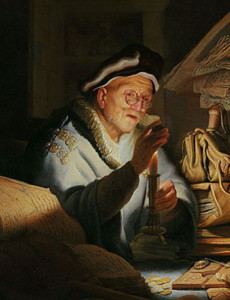 Rembrandt van Rijn-Moneychanger
