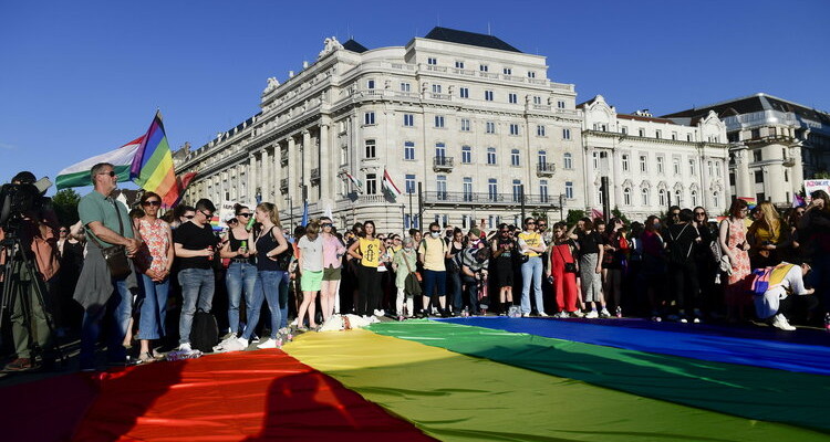 Hungary LGBT Demonstration