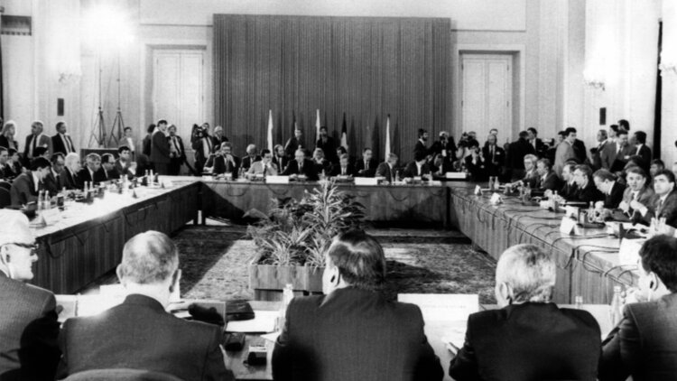 Letzte Sitzung des Warschauer Paktes