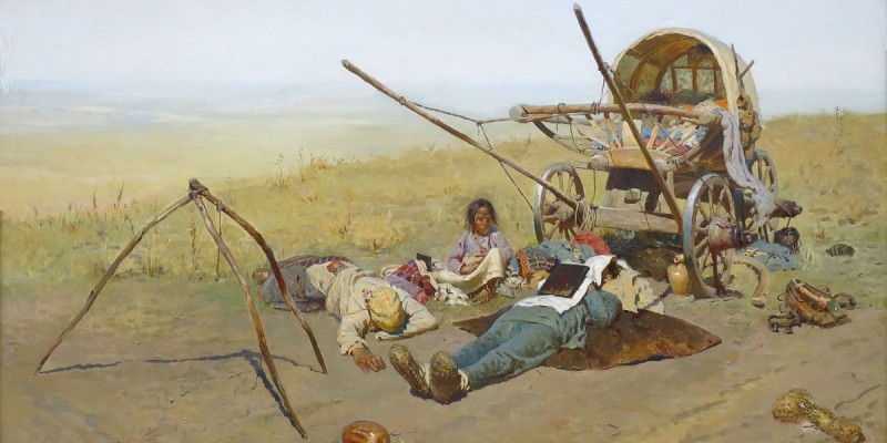 S._V._Ivanov._On_the_road._Death_or_a_migrant._(1889)_v2