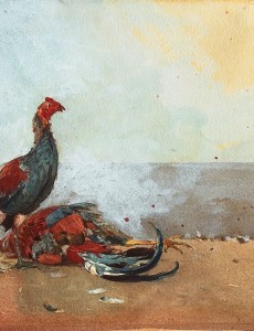 Winslow_Homer_-_The_Cock_Fight-chicken