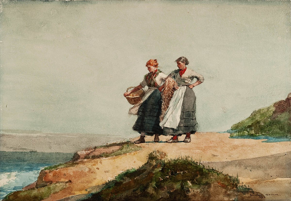 1200px-Winslow_Homer_-_Looking_out_to_Sea,_Cullercoats_(1882)