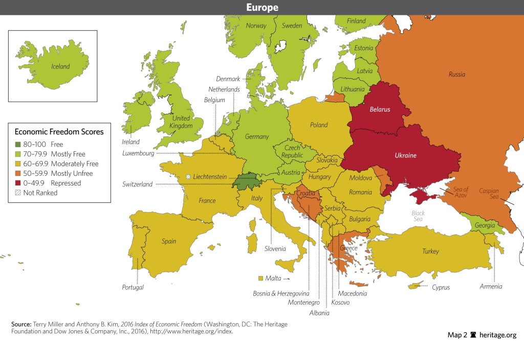 Lithuania Ranks 13th in Worldwide Index of Economic Freedom