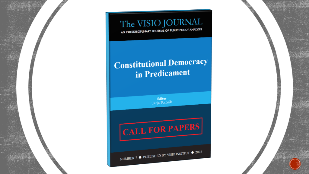 Call for Papers for Visio Journal: Constitutional Democracy in Predicament